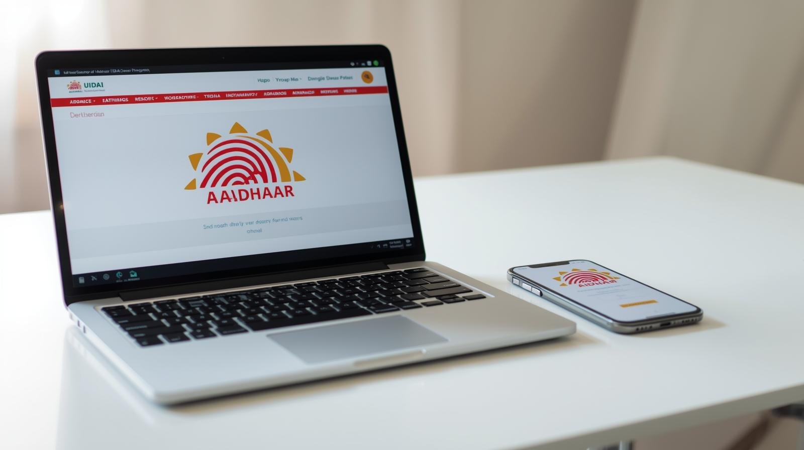 How to download Aadhaar card online from UIDAI website using Aadhaar number or mobile OTP.