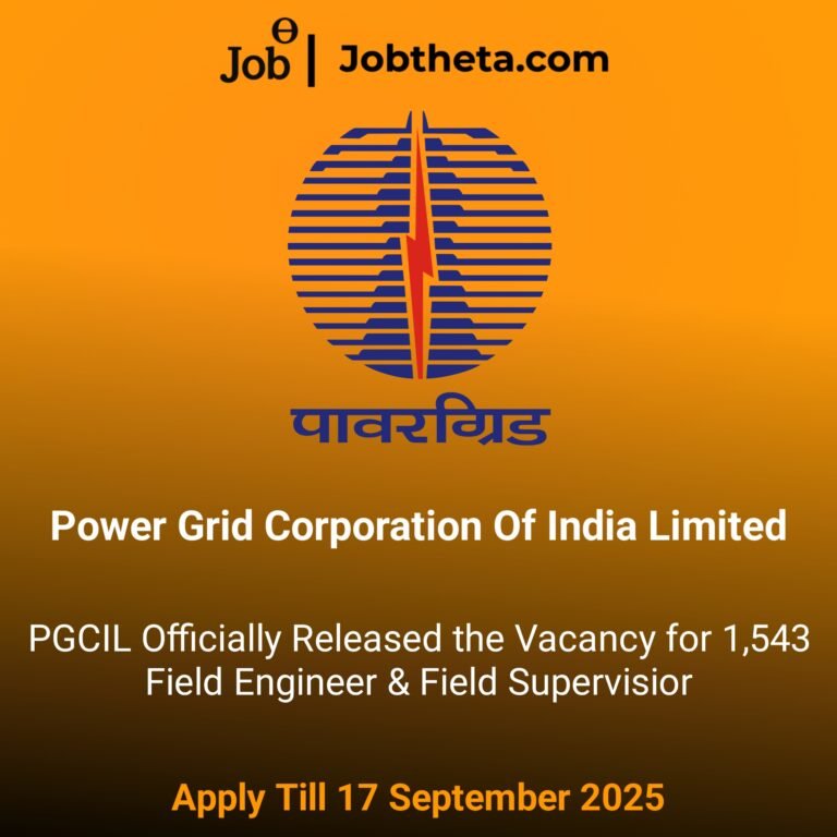 Powergrid PGCIL Recruitment 2025 – Full Details