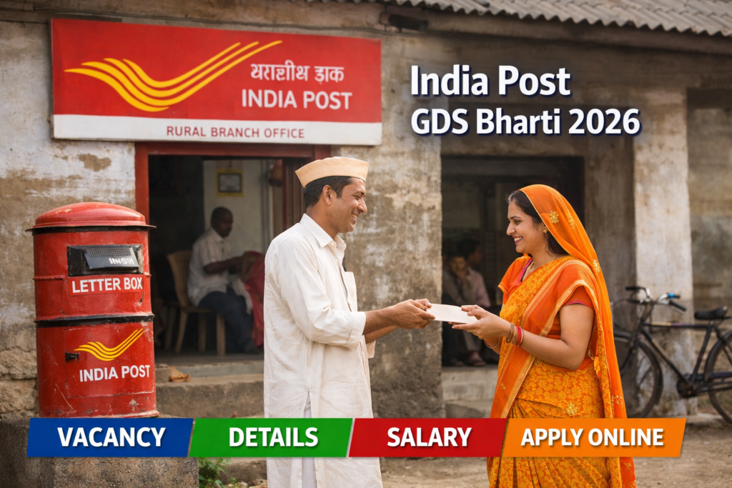 India Post GDS Bharti 2026 vacancy details, salary structure and apply online process