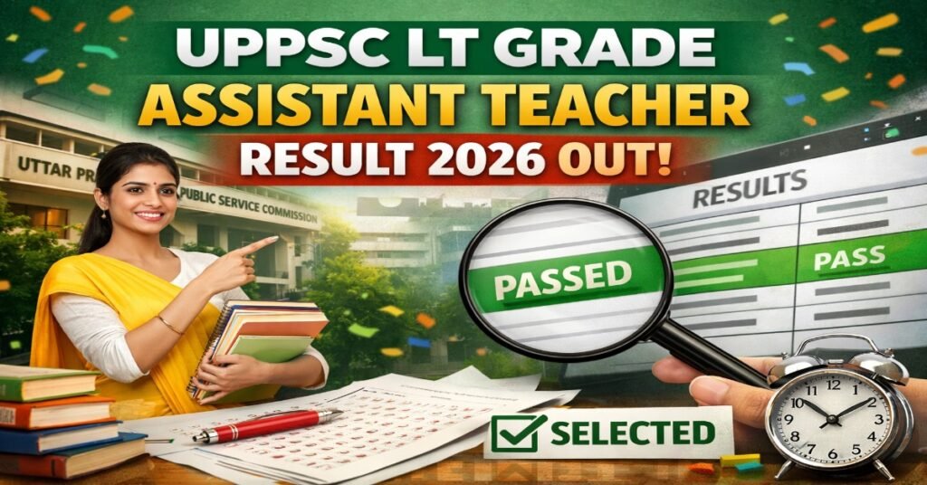 UPPSC LT Grade Assistant Teacher Result 2026 Out check Uttar Pradesh LT Grade Teacher Result