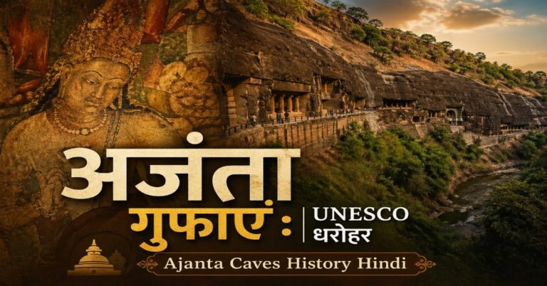 Ajanta Caves UNESCO World Heritage Site rock-cut Buddhist caves and murals in Maharashtra India