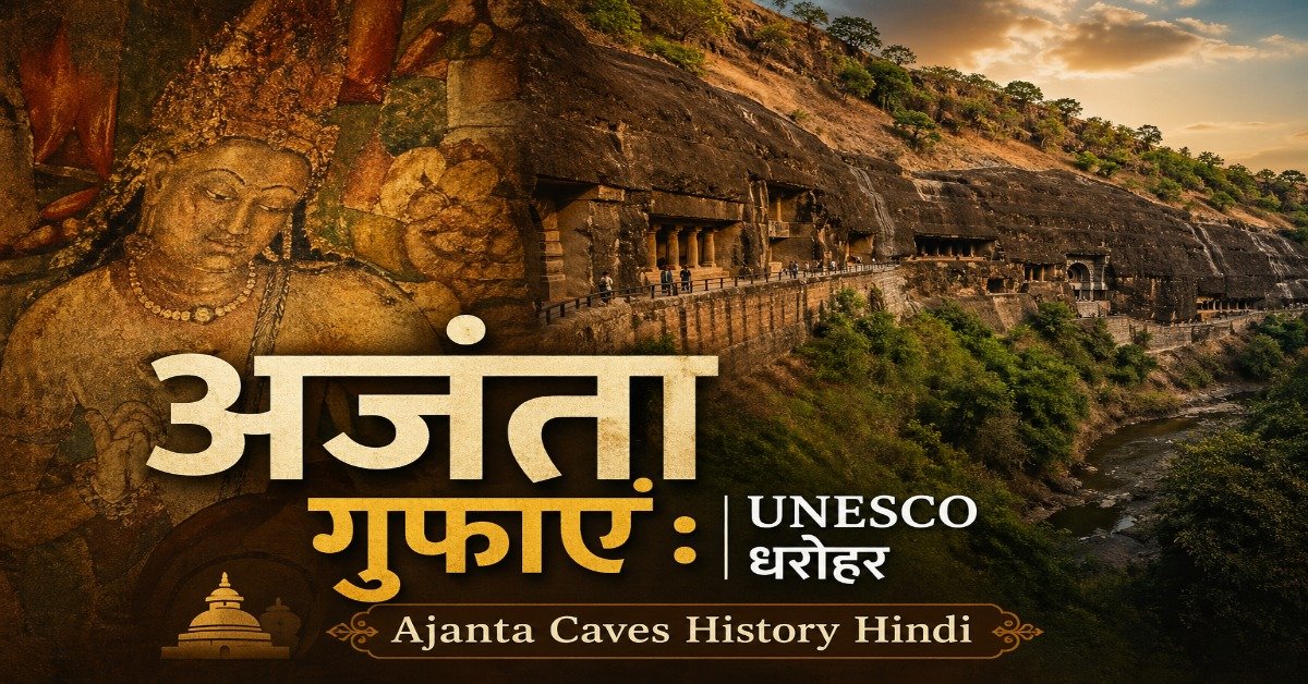 Ajanta Caves UNESCO World Heritage Site rock-cut Buddhist caves and murals in Maharashtra India