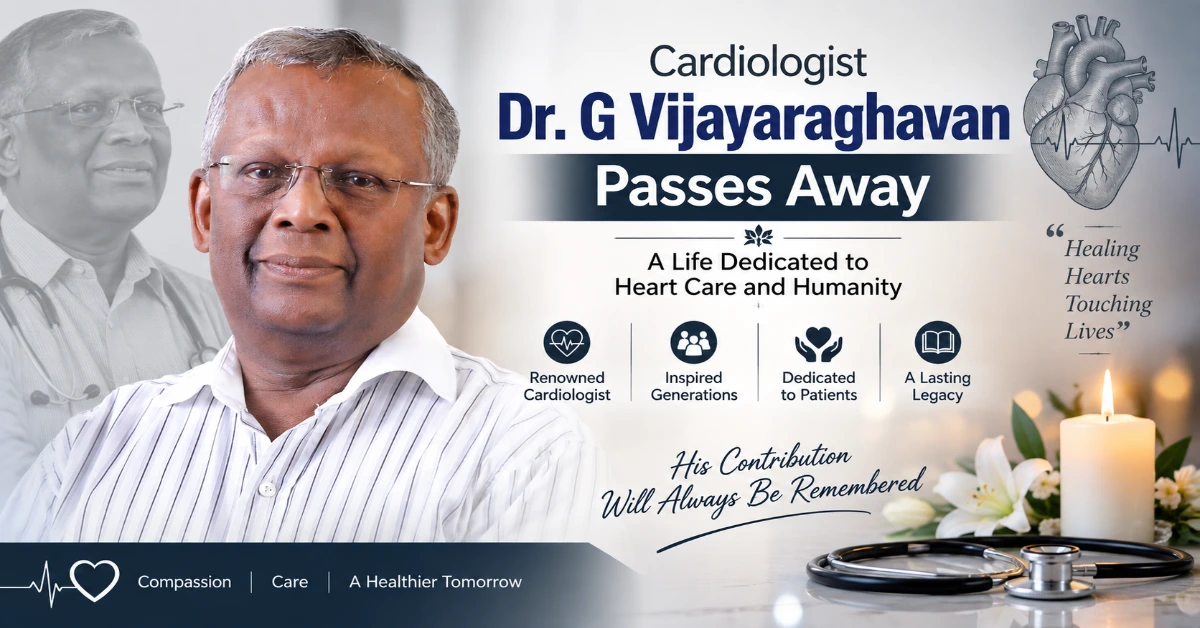 Cardiologist Dr. G. Vijayaraghavan Passes Away