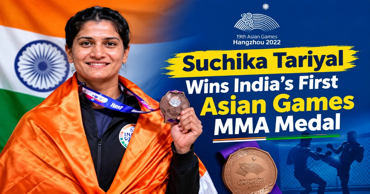 Suchika Tariyal wins India’s first Asian Games MMA medal