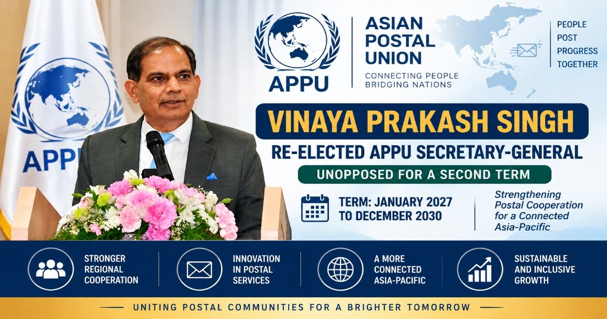 Dr. Vinaya Prakash Singh re-elected unopposed as APPU Secretary-General for a second term from 2027 to 2030