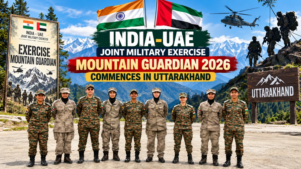 Exercise Mountain Guardian 2026 between Indian Army and UAE Army in Chaubatia Uttarakhand