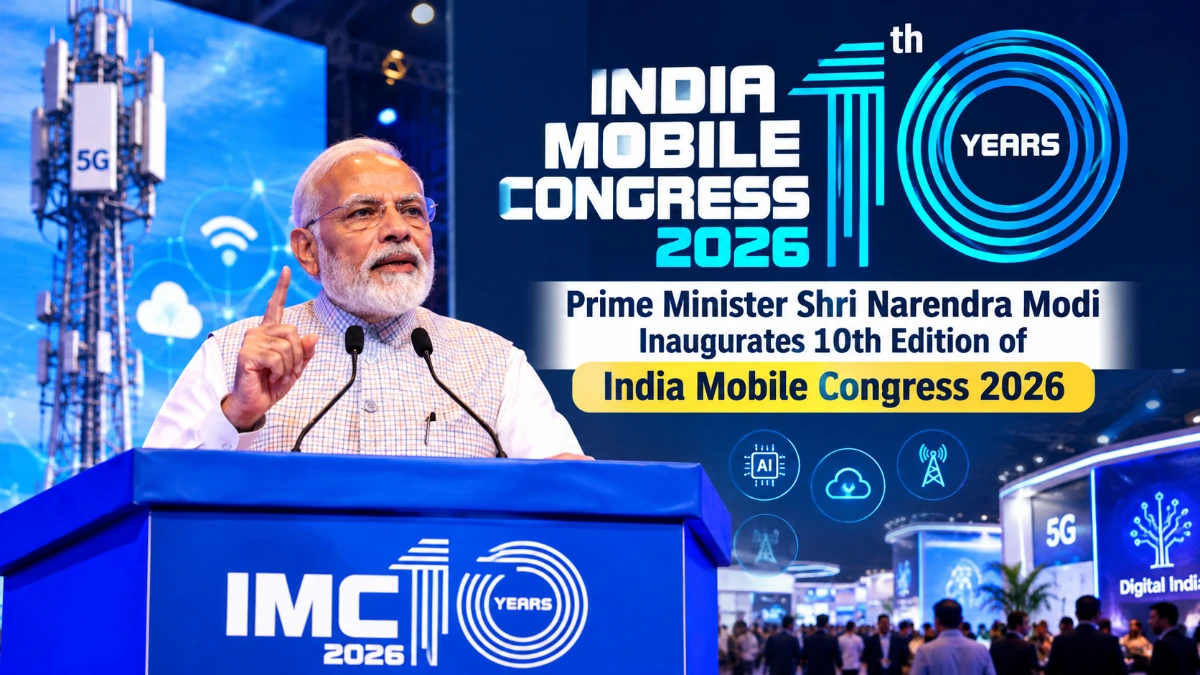 India Mobile Congress 2026 inaugurated by Prime Minister Narendra Modi at Yashobhoomi