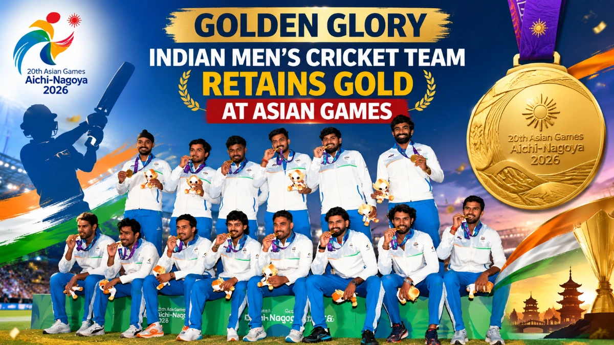 Indian Men's Cricket Team retains gold at Asian Games 2026 defeating Pakistan