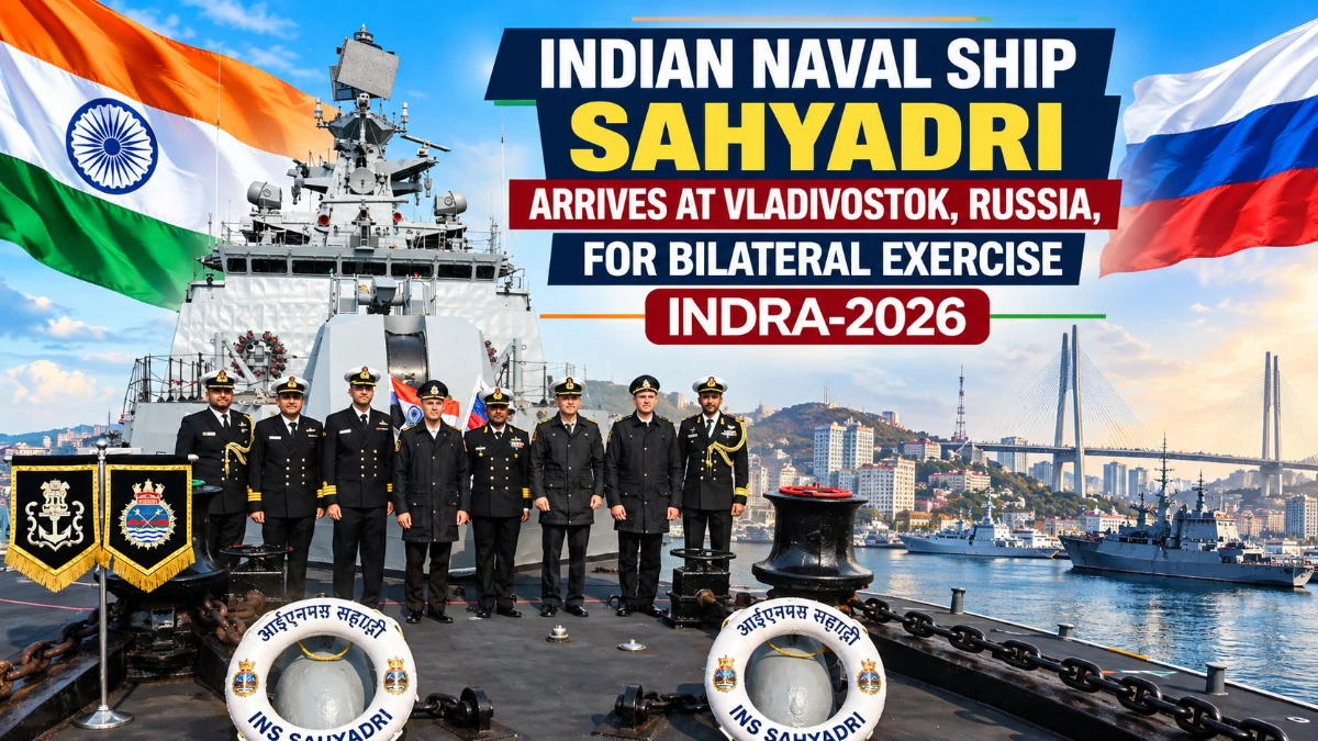 INS Sahyadri Vladivostok Indra 2026 bilateral maritime exercise in Russia