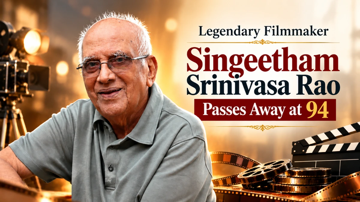 Legendary filmmaker Singeetham Srinivasa Rao passes away at 94 in Chennai