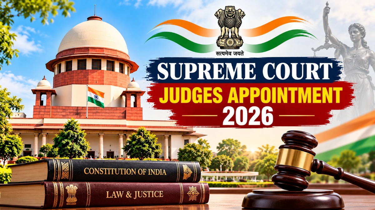 Supreme Court judges appointment 2026 as President appoints three new apex court judges